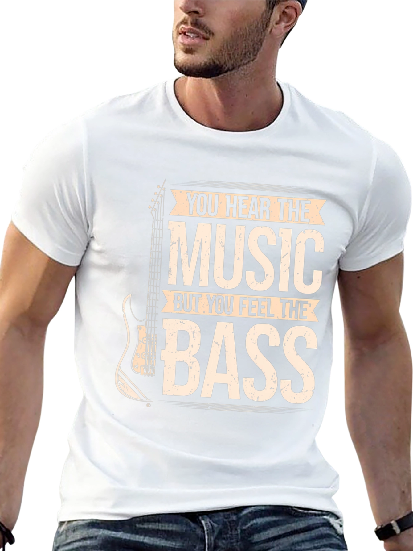 Music Lovers T-Shirt: Hear the Music Feel the Bass!