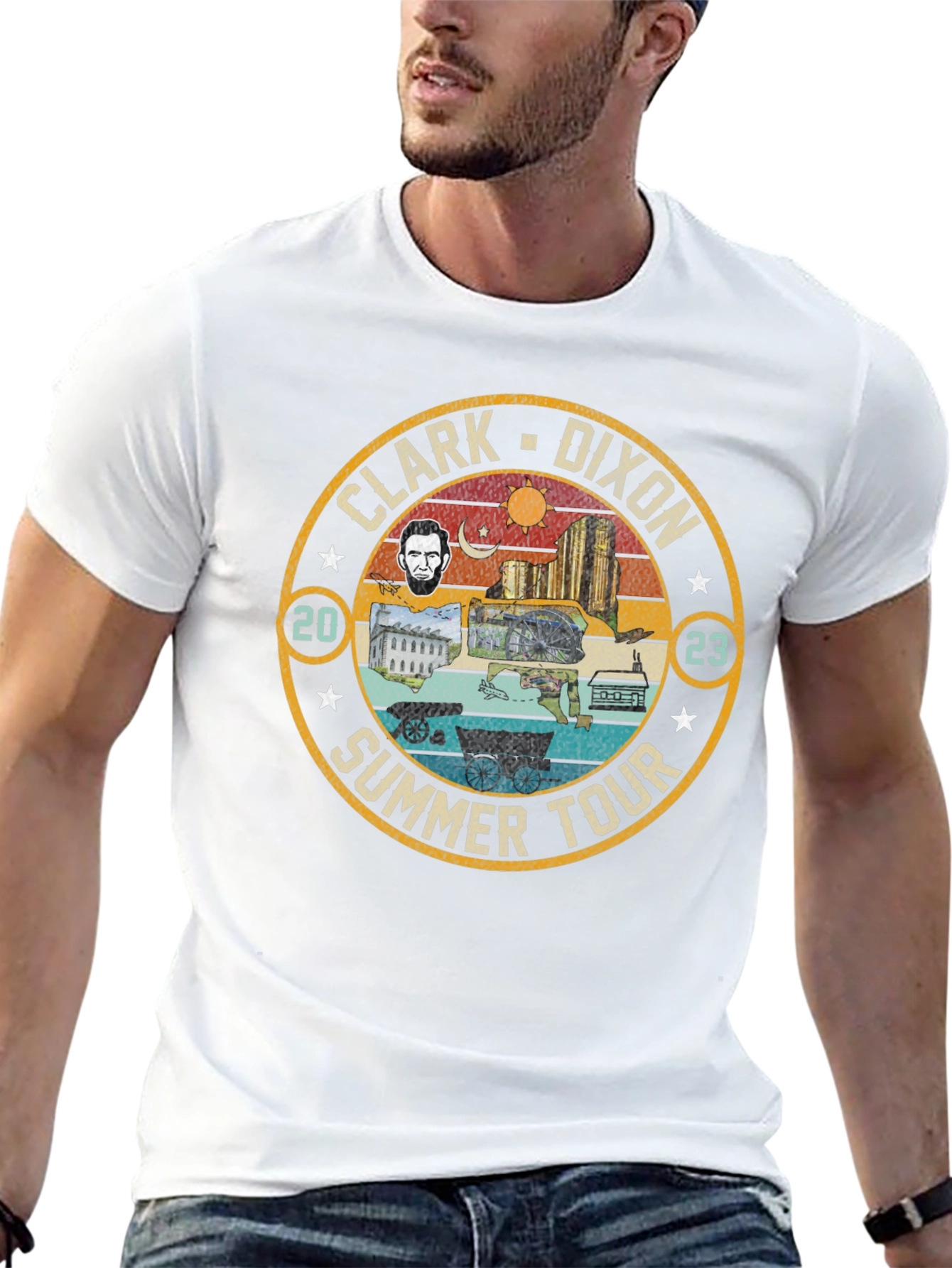 Clark Dixon Summer Tour Graphic T-Shirt