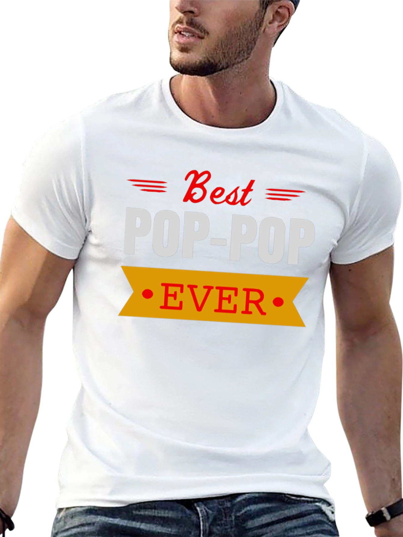 Best Pop-Pop Ever T-Shirt - Black