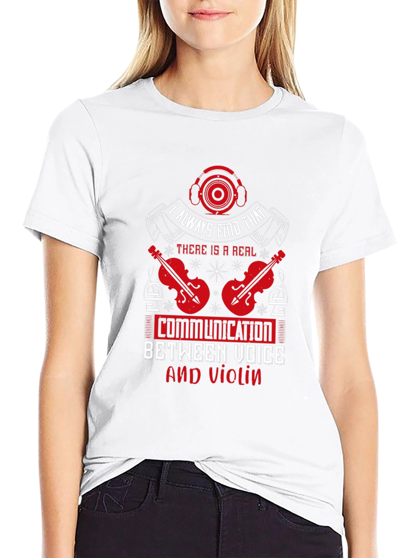 Voice and Violin Communication T-Shirt