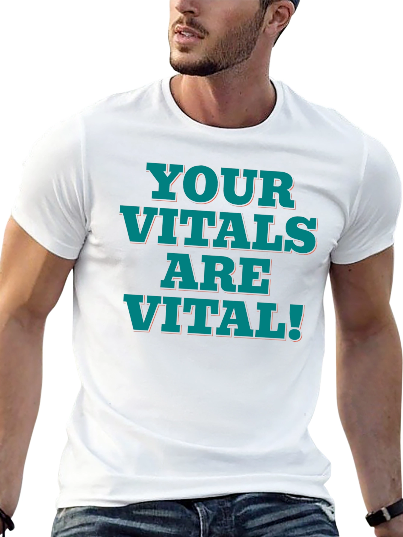 Vital Message Black T-Shirt
