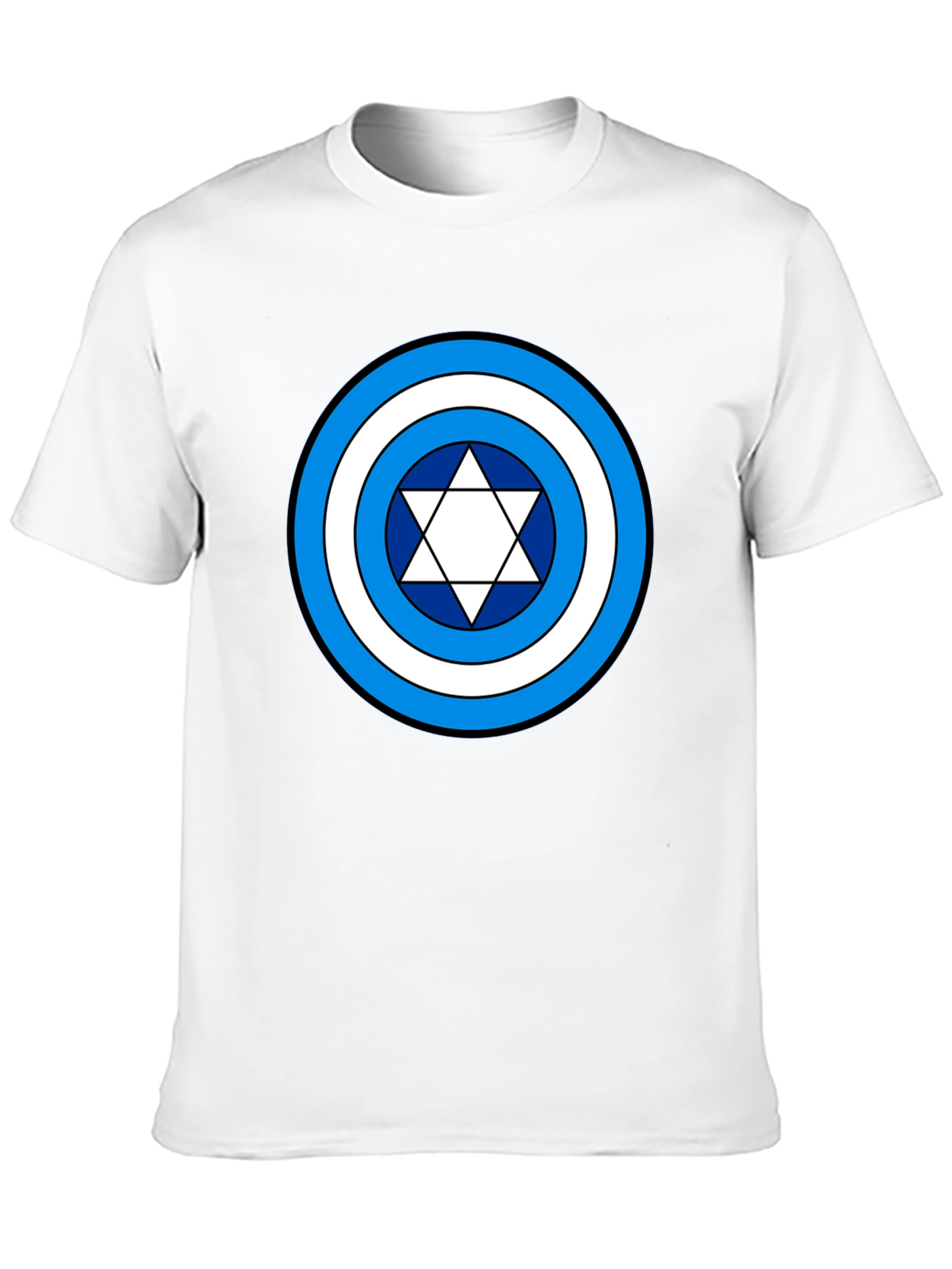 Star of David Shield Design T-Shirt