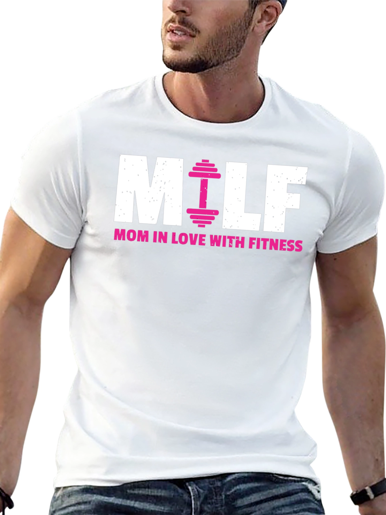 MILF Mom in Love with Fitness T-Shirt