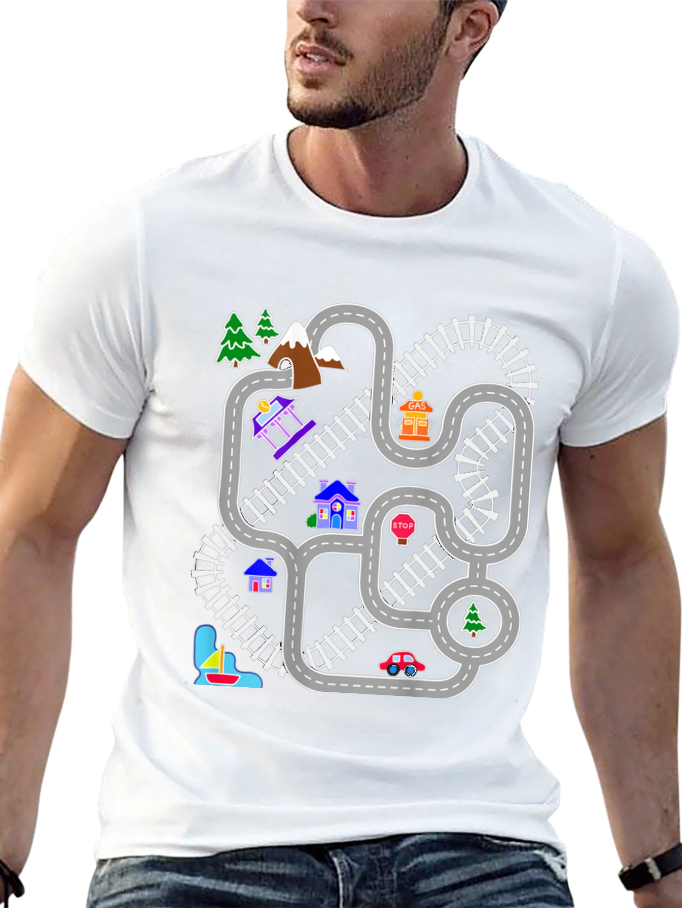Fun Road & Rail Graphic Tee
