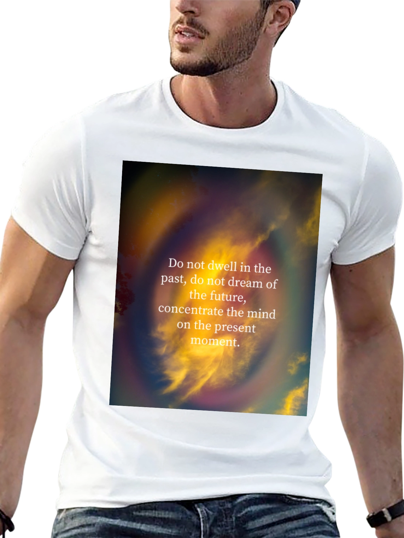 Mindfulness Graphic Tee - Present Moment Focus