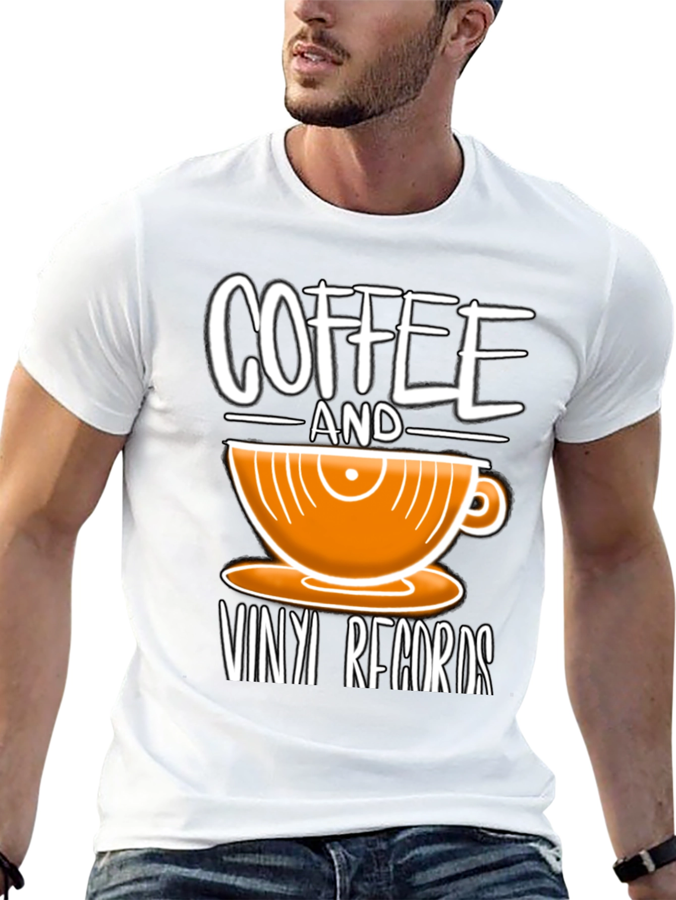 Coffee & Vinyl Records Graphic Tee