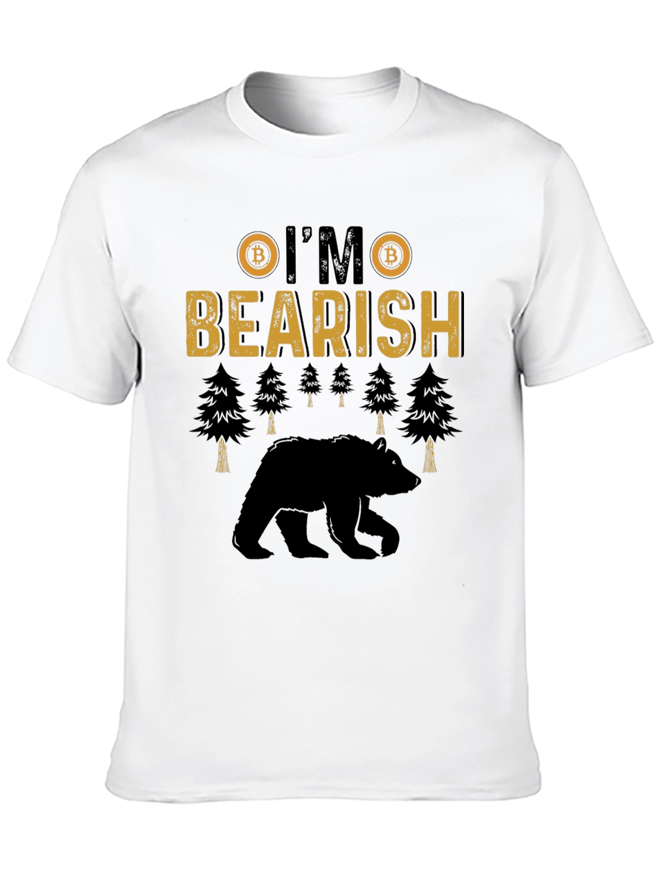 Bearish Bitcoin Graphic T-Shirt