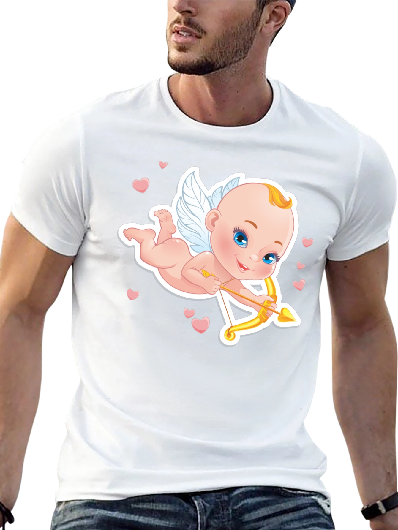 Cupid Graphic Tee - Black T-Shirt