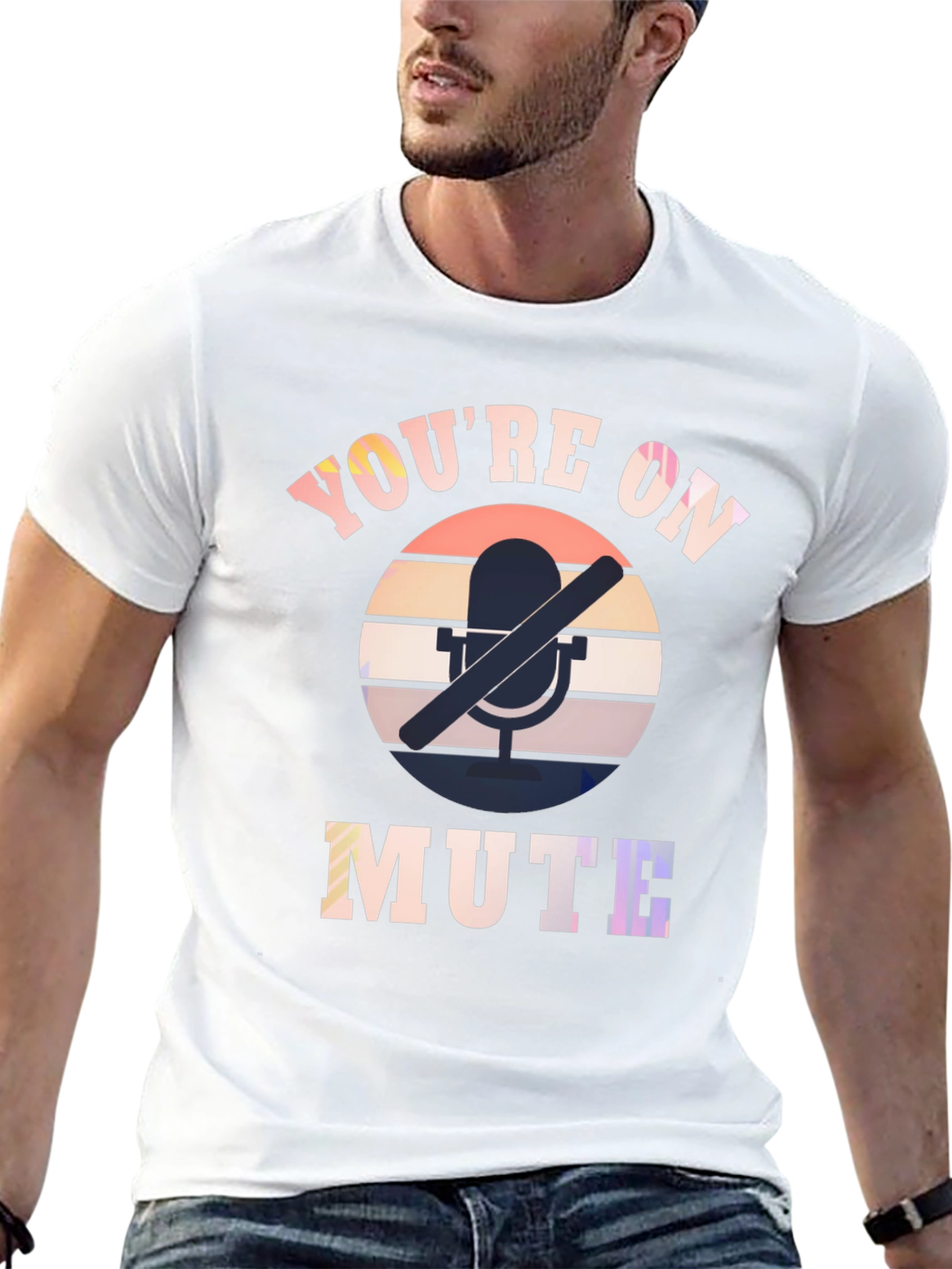 Youre on Mute Graphic Tee - Retro Style