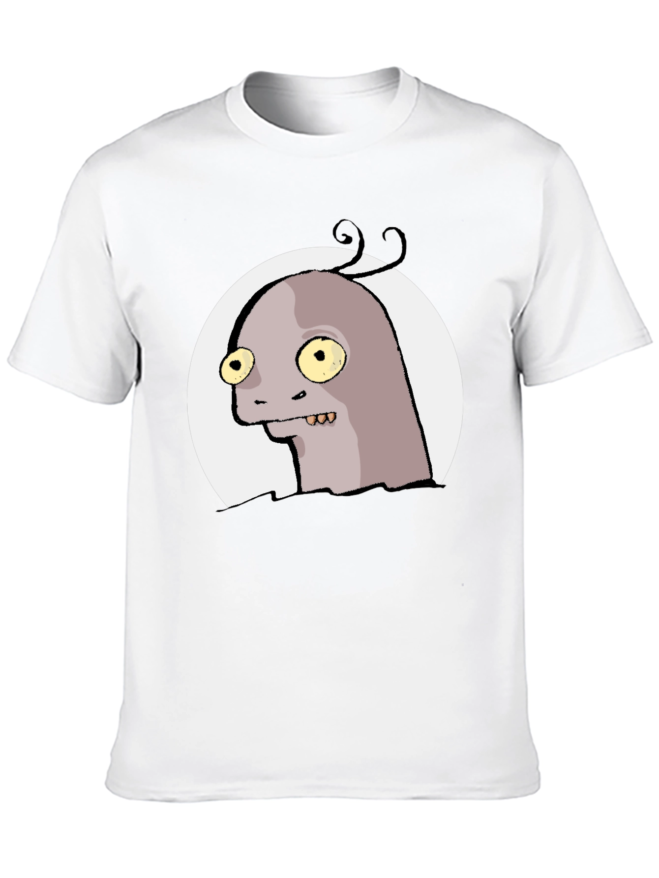 Funny Monster Graphic Tee - Black T-Shirt