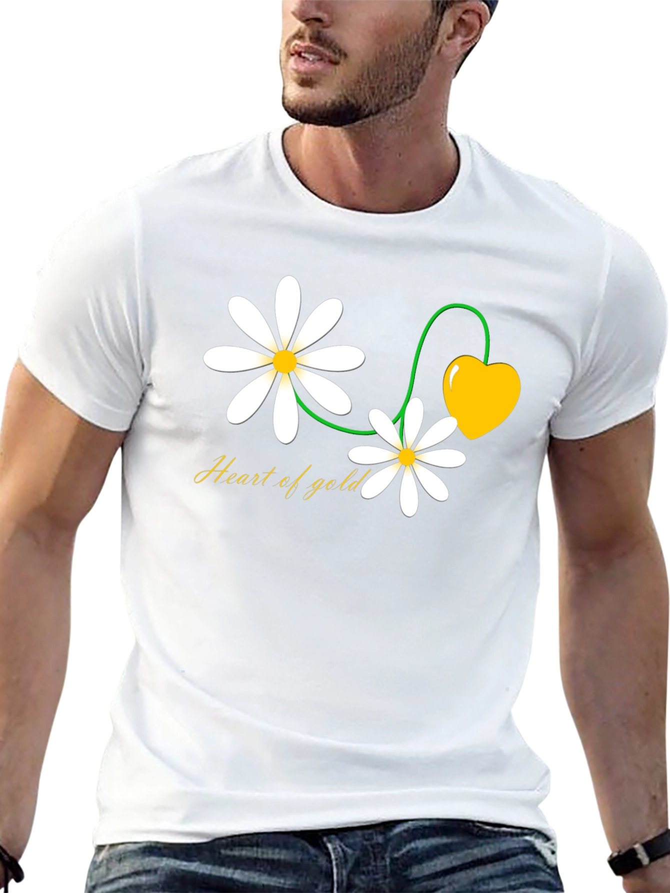 Heart of Gold Daisy T-Shirt