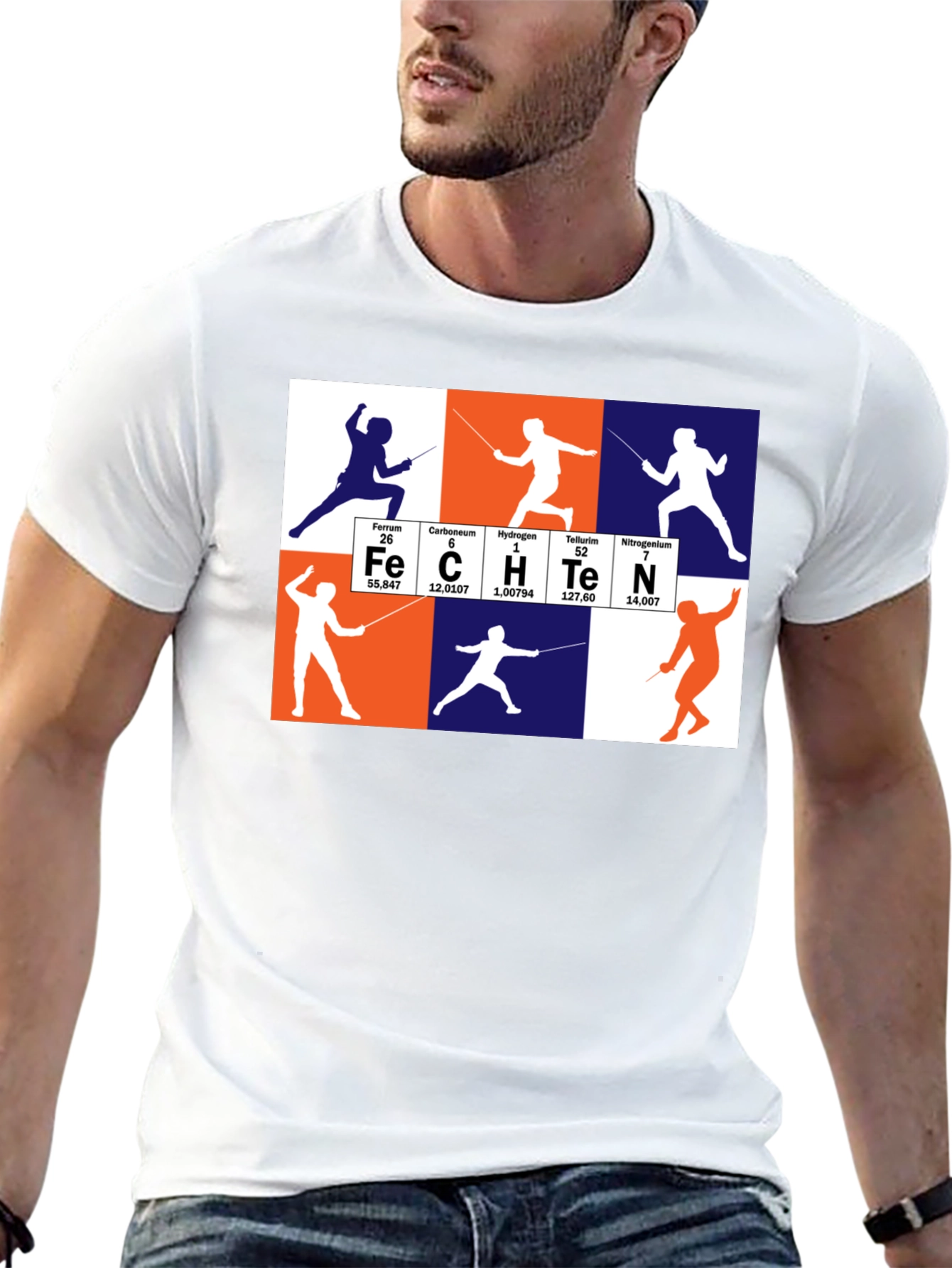 Fencing Periodic Table T-Shirt