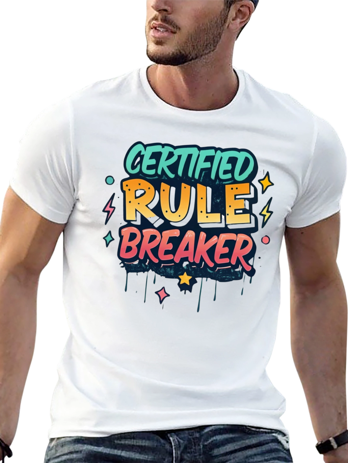 Certified Rule Breaker Graphic T-Shirt