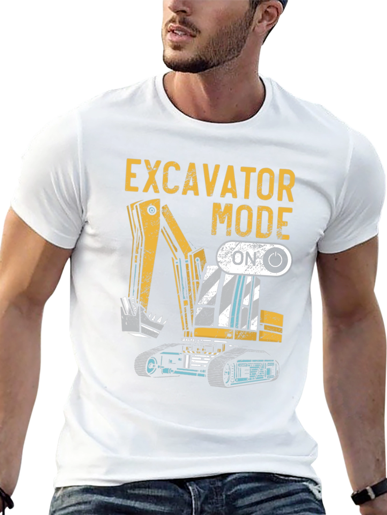 Excavator Mode ON Graphic Tee