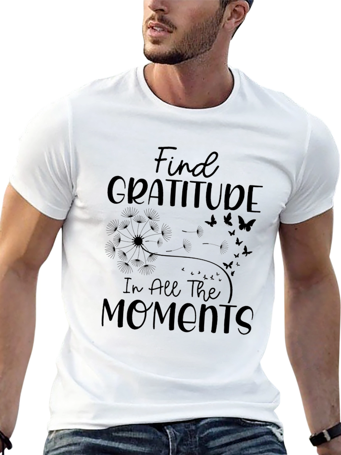 Gratitude Graphic Print T-Shirt