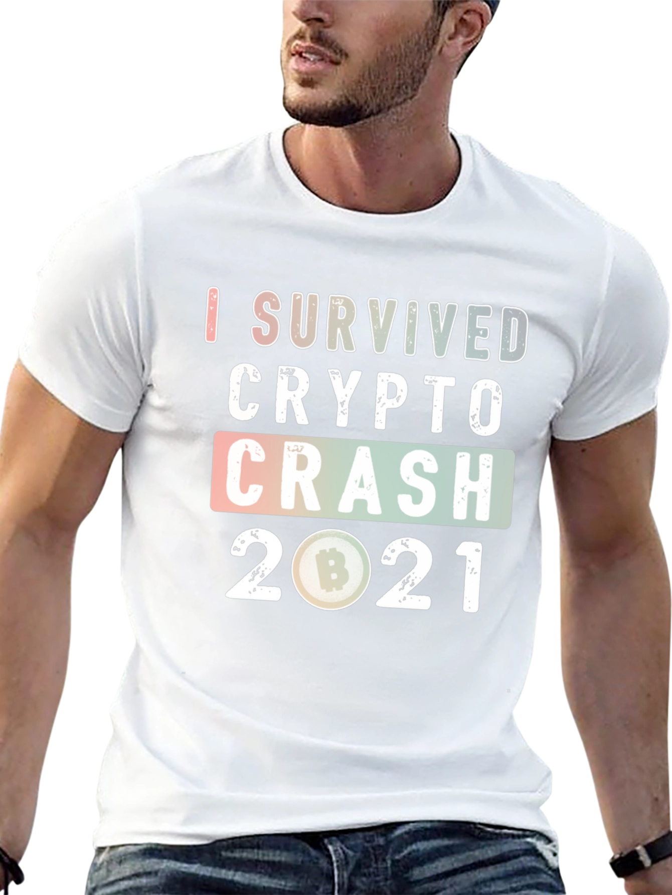 I Survived Crypto Crash 2021 Graphic Tee