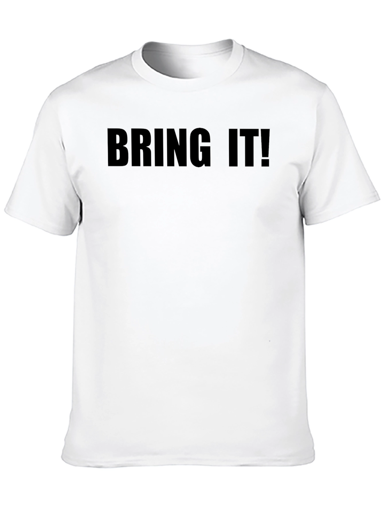Bring It! Graphic Tee - Black Cotton T-Shirt