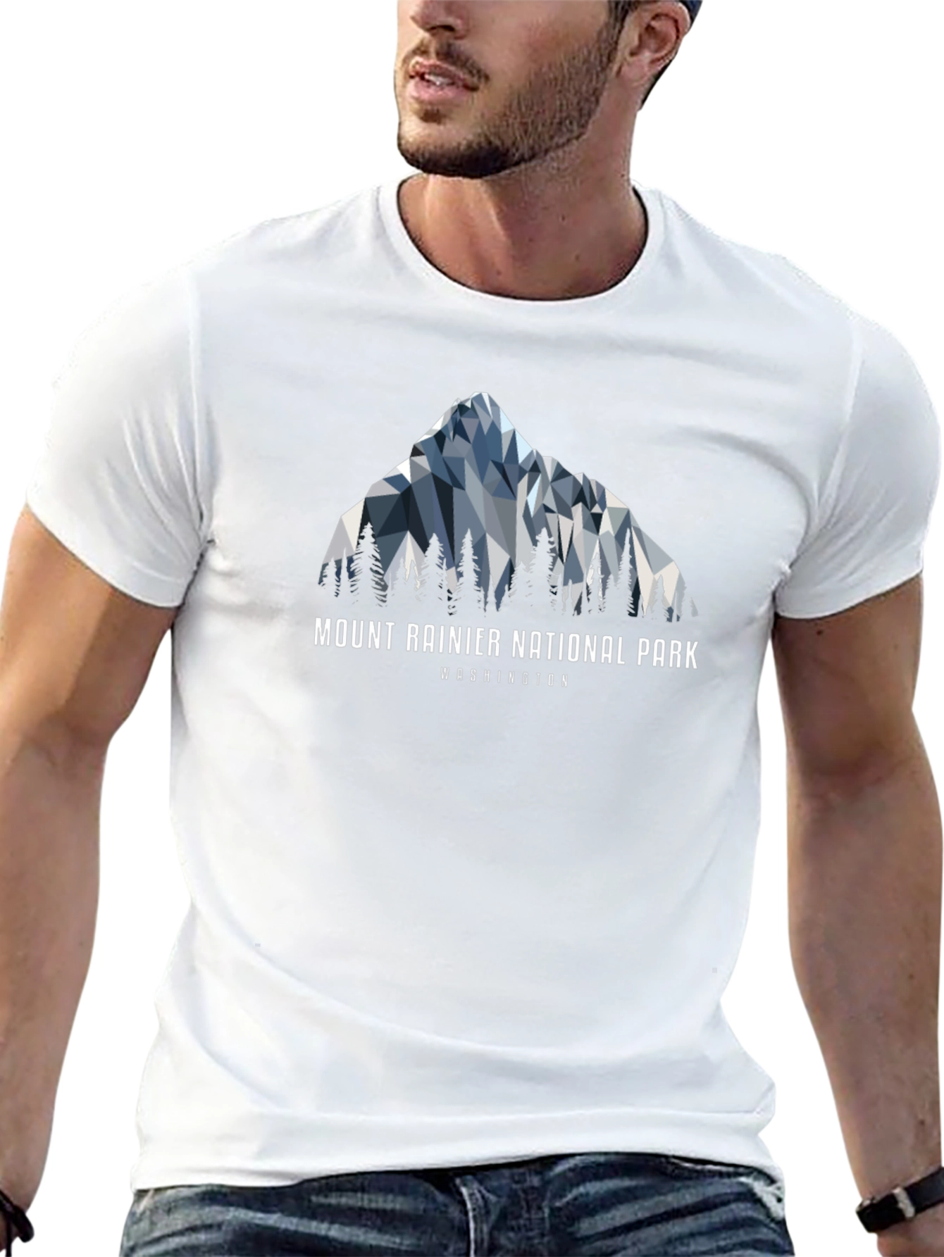 Mount Rainier National Park Graphic T-Shirt