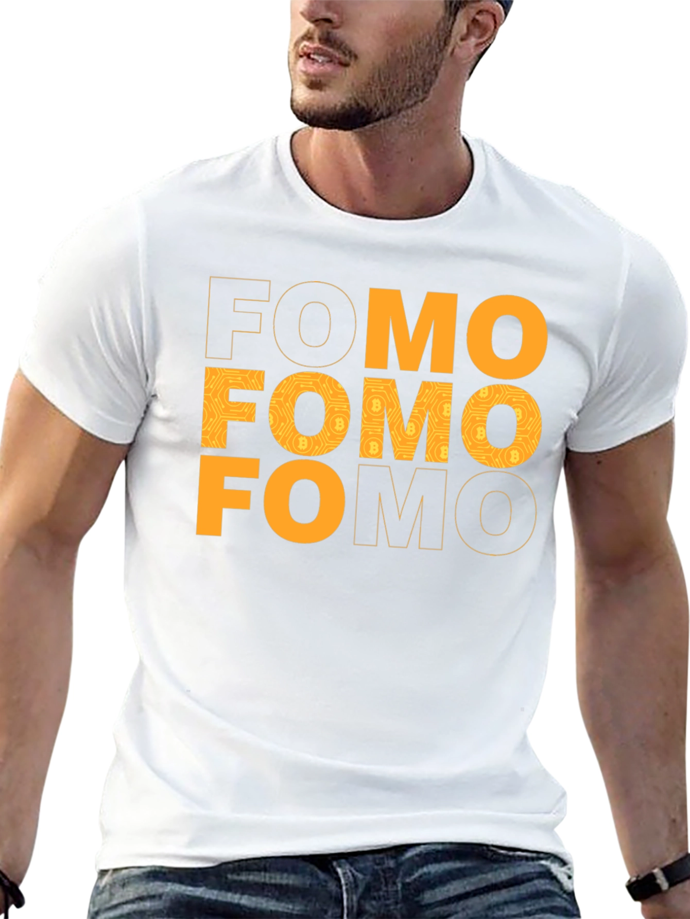 FOMO Graphic Tee - Black Crew Neck T-Shirt