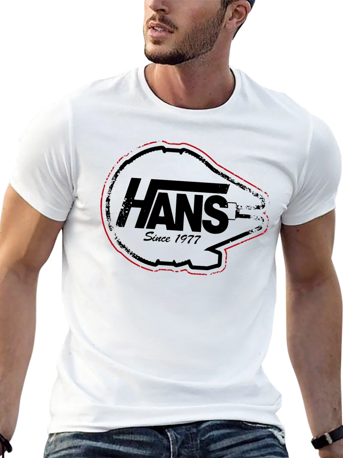 VANS Star Wars Hans Since 1977 Mens Black T-Shirt