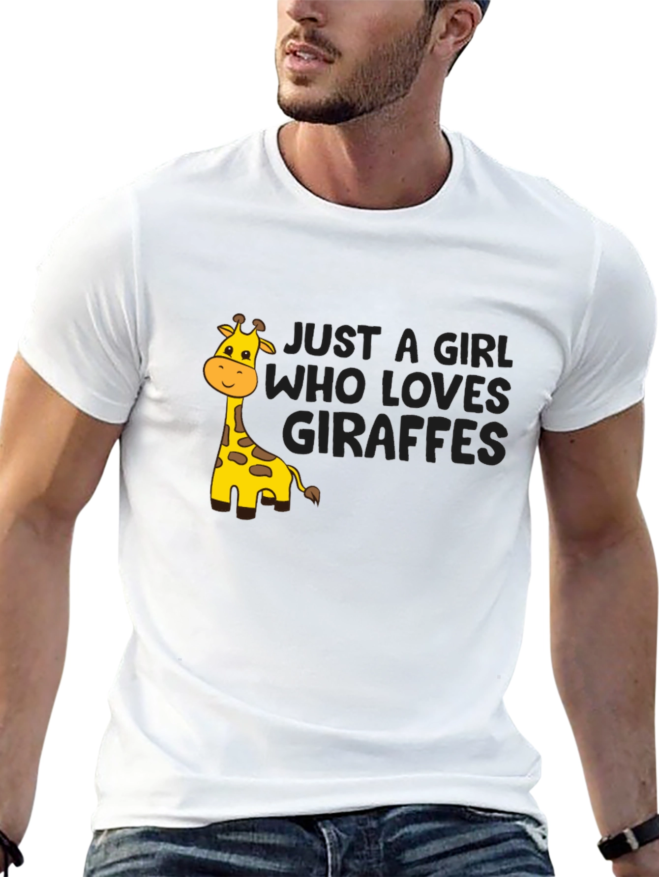 Just A Girl Who Loves Giraffes T-Shirt