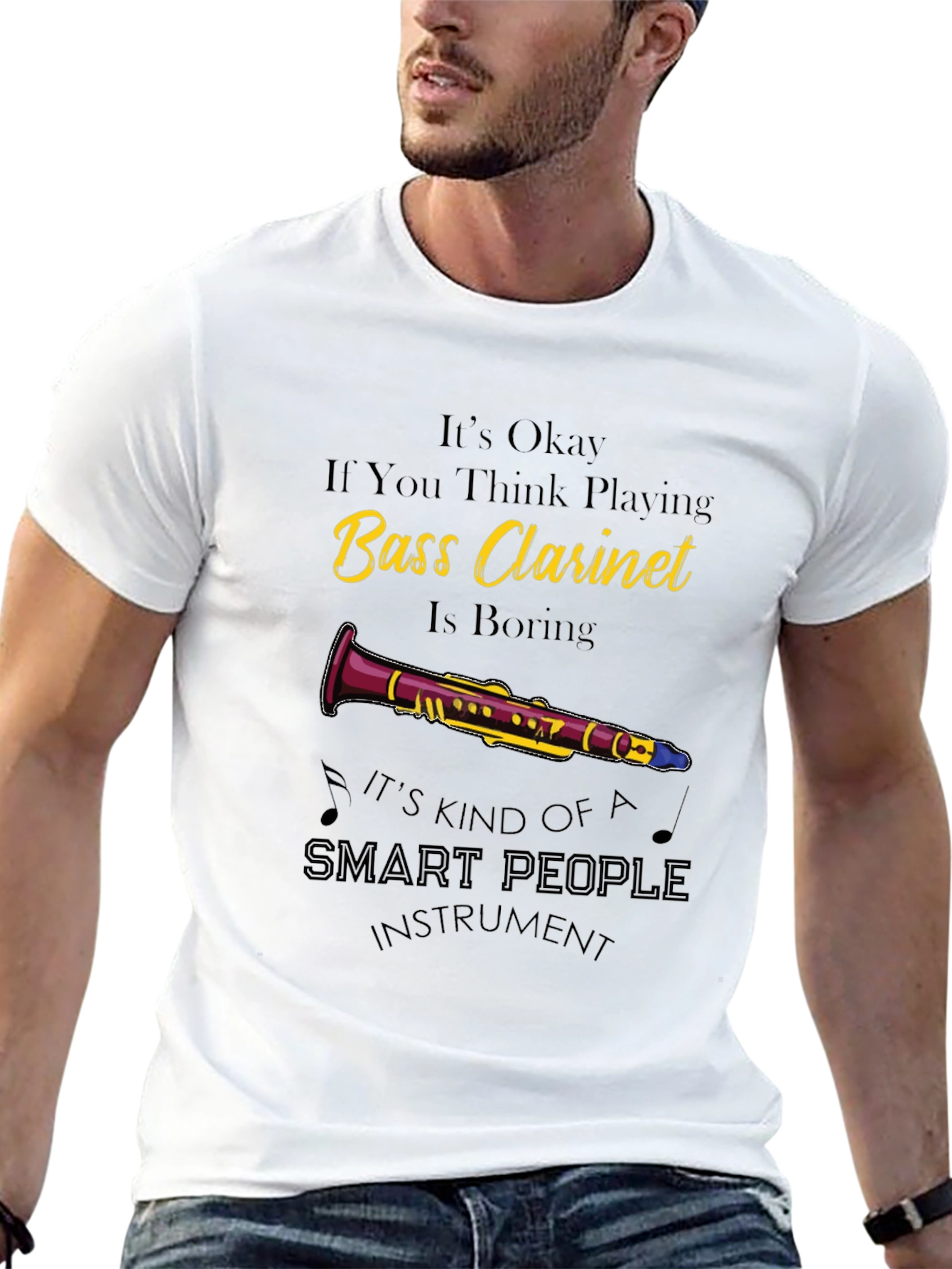 Bass Clarinet Smart People T-Shirt