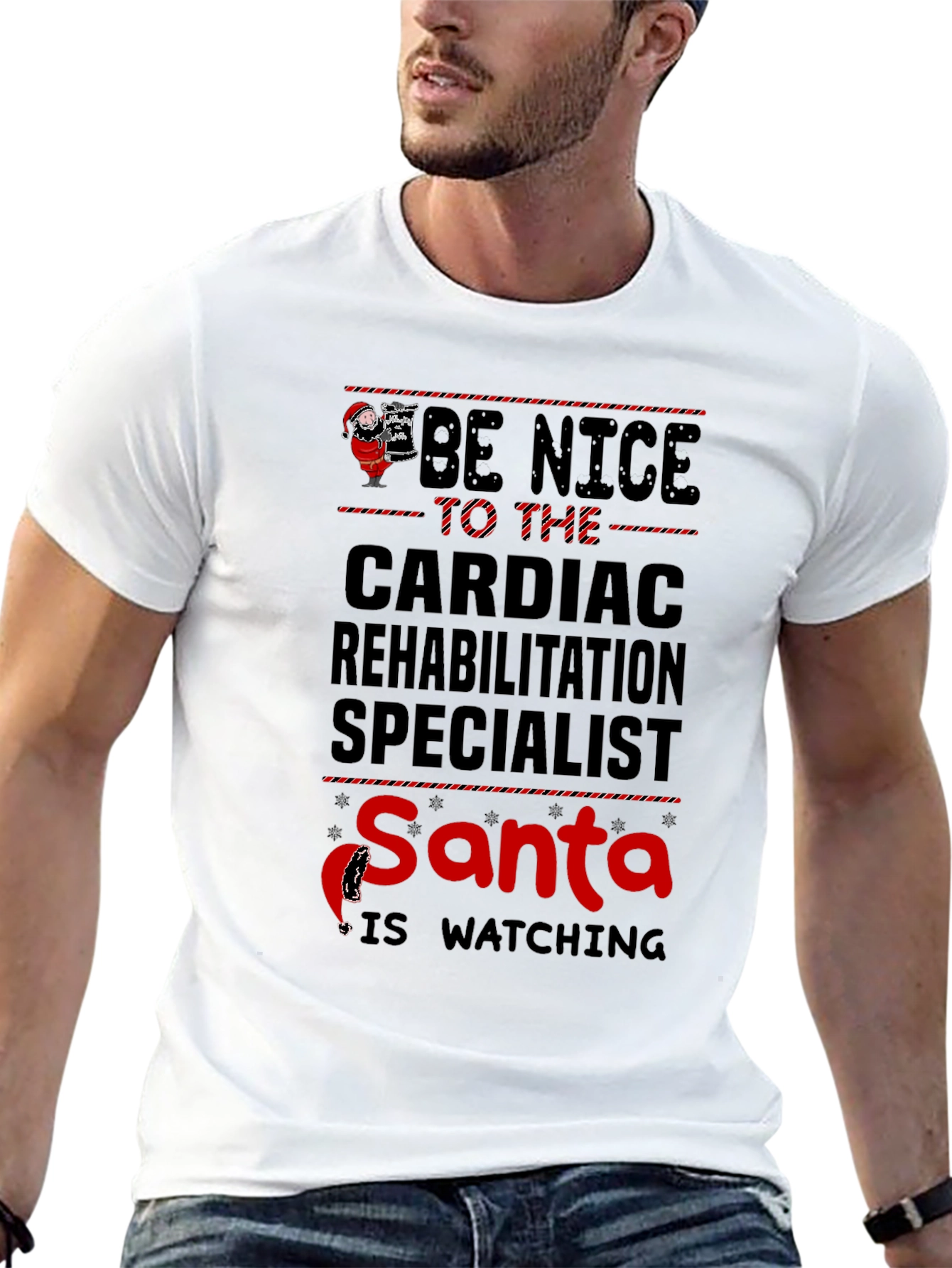 Cardiac Rehabilitation Specialist Santa T-Shirt