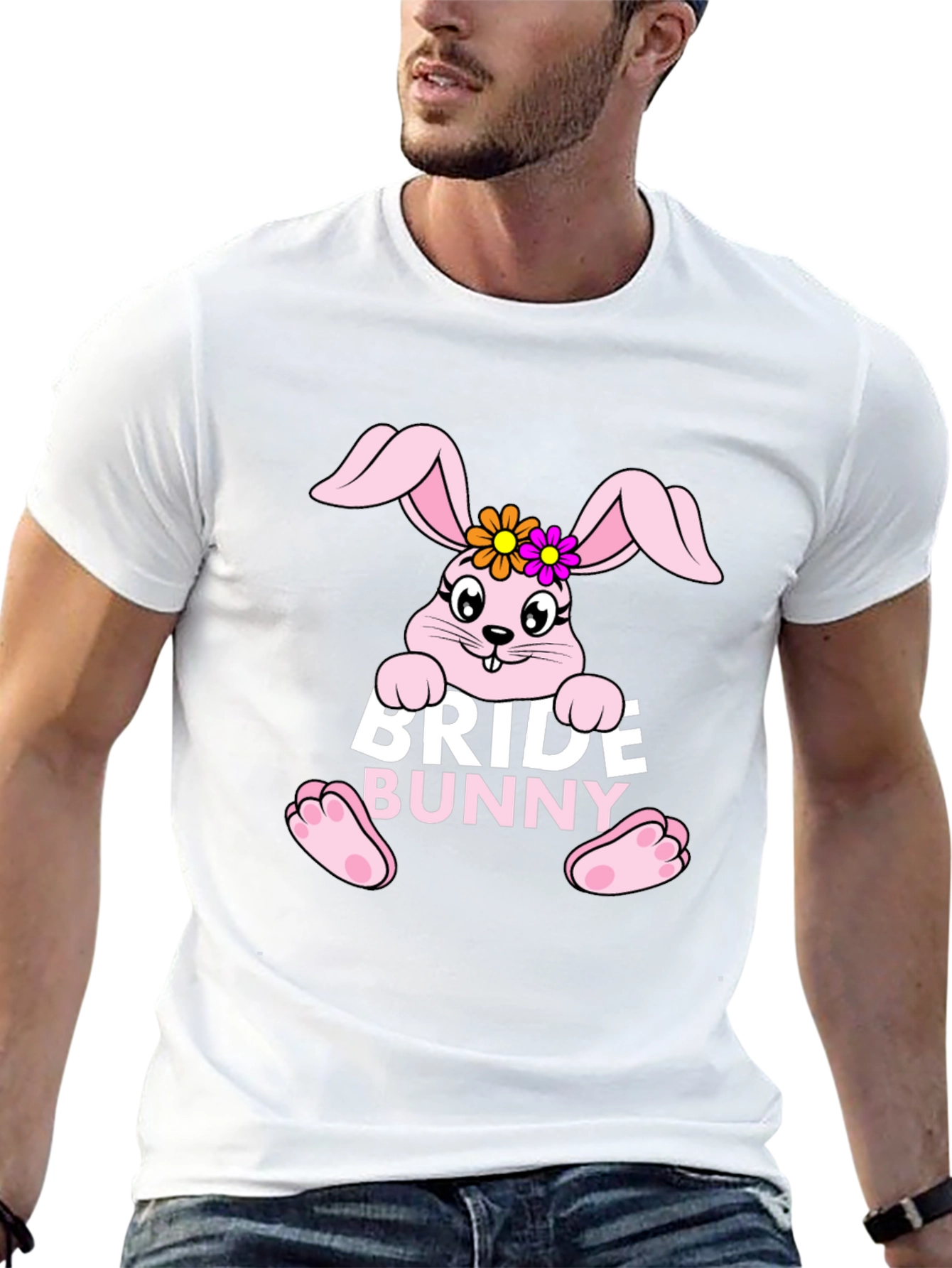 Bride Bunny T-Shirt: Easter Hen Party Tee