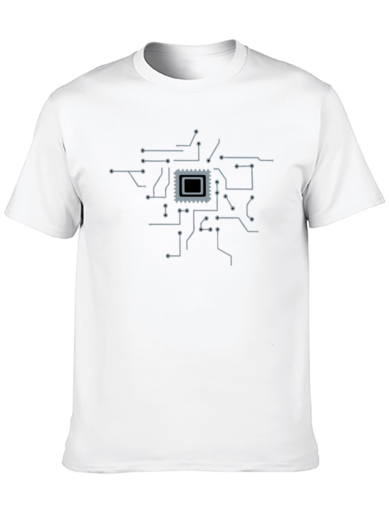 Tech Circuit Board T-Shirt - Geeky Style