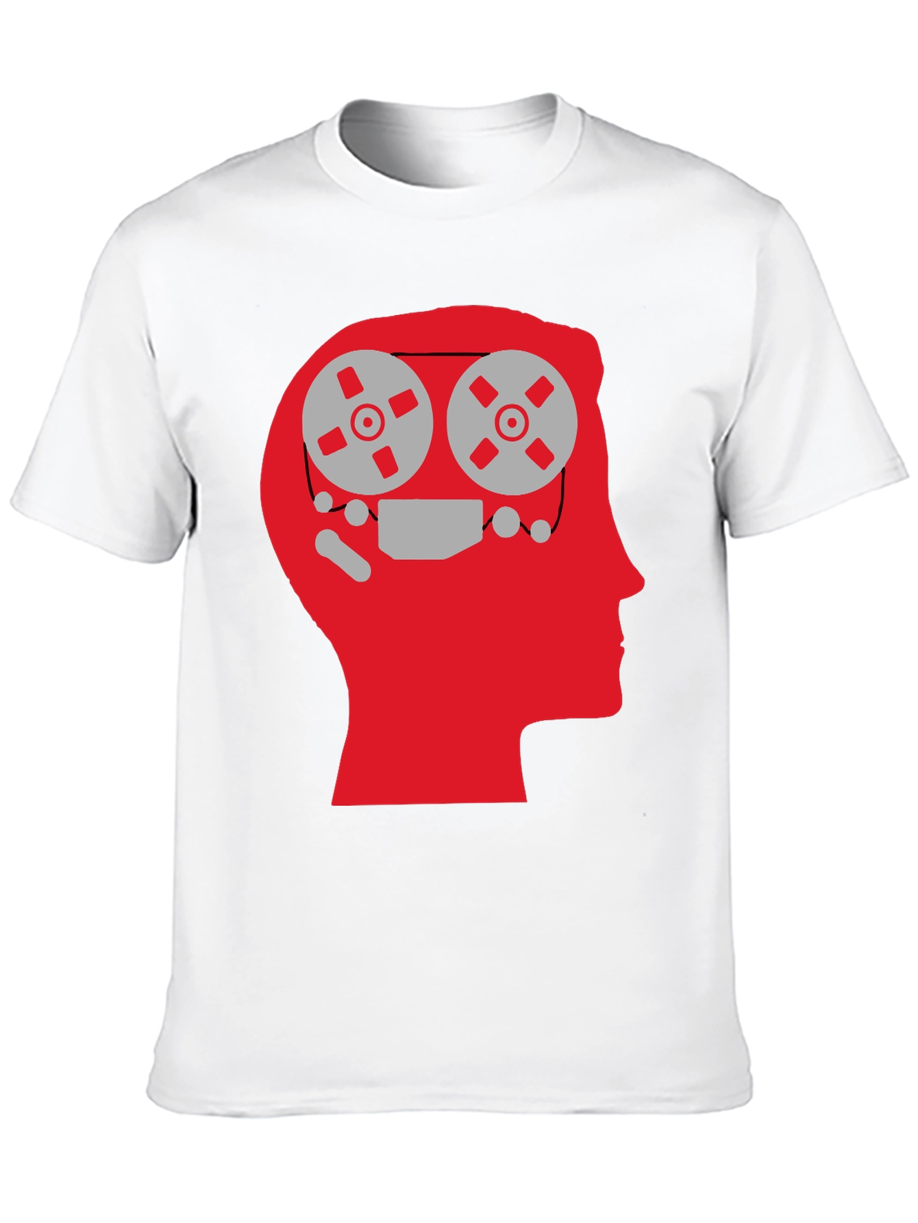 Mind Reels Graphic Tee - Black Cotton T-Shirt