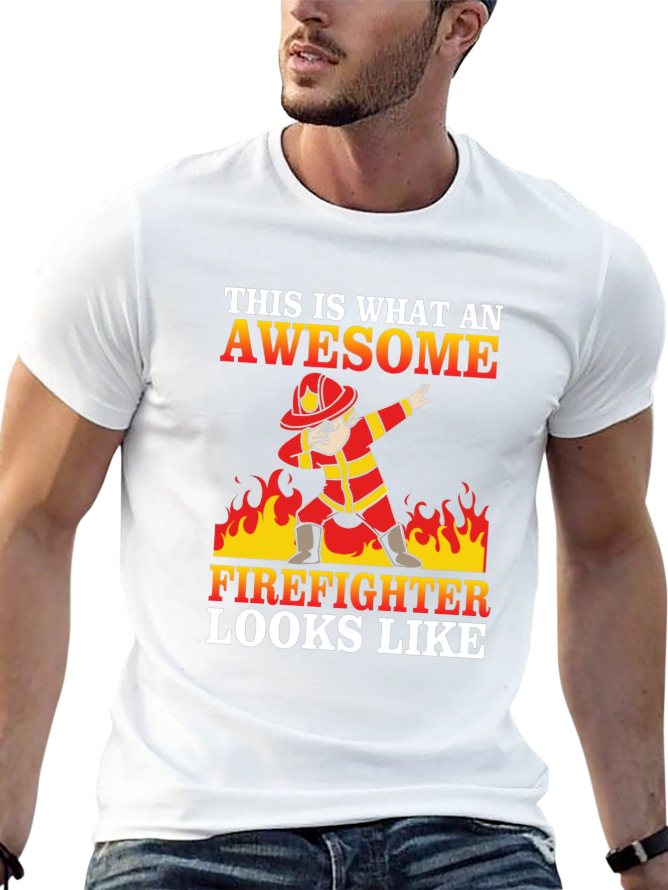 Awesome Firefighter T-Shirt
