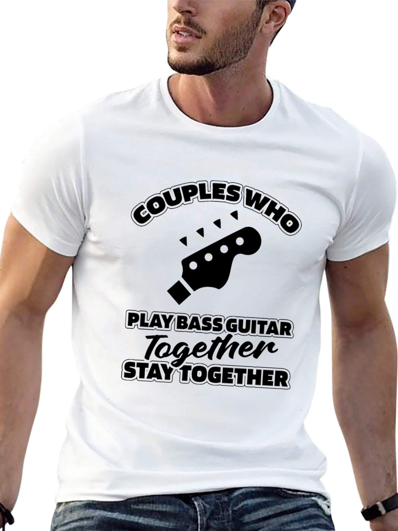 Couples Bass Guitar T-Shirt