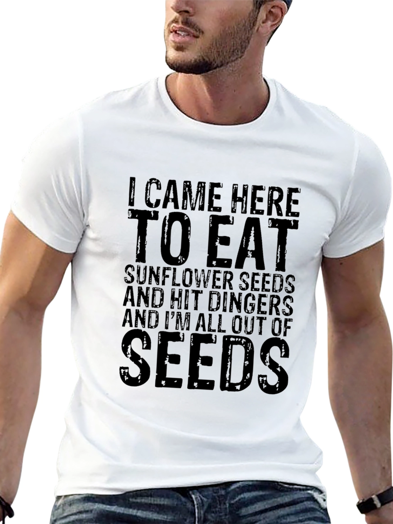 I Came Here to Eat Seeds Graphic T-Shirt