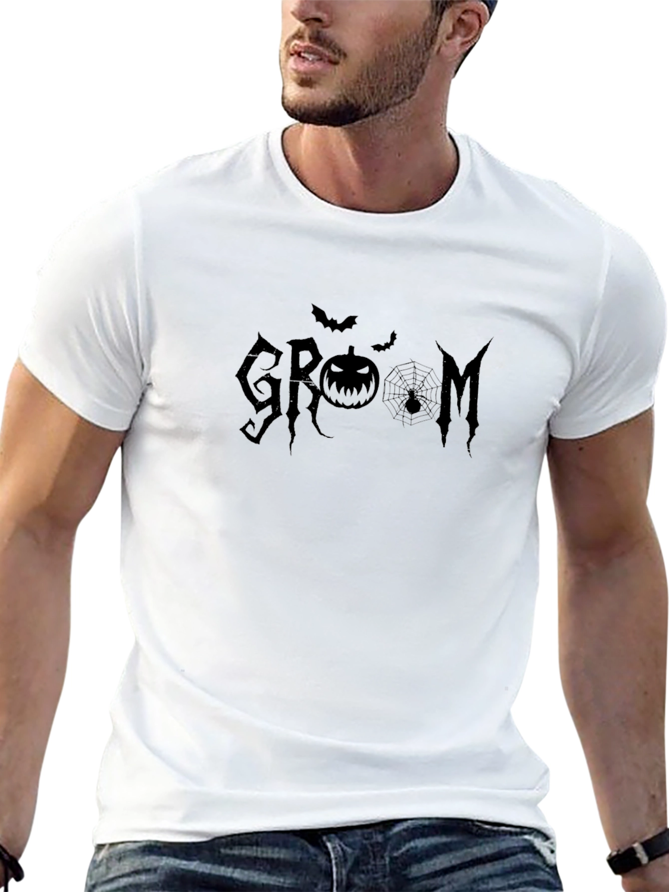 Halloween Groom T-Shirt - Spooky Wedding Apparel
