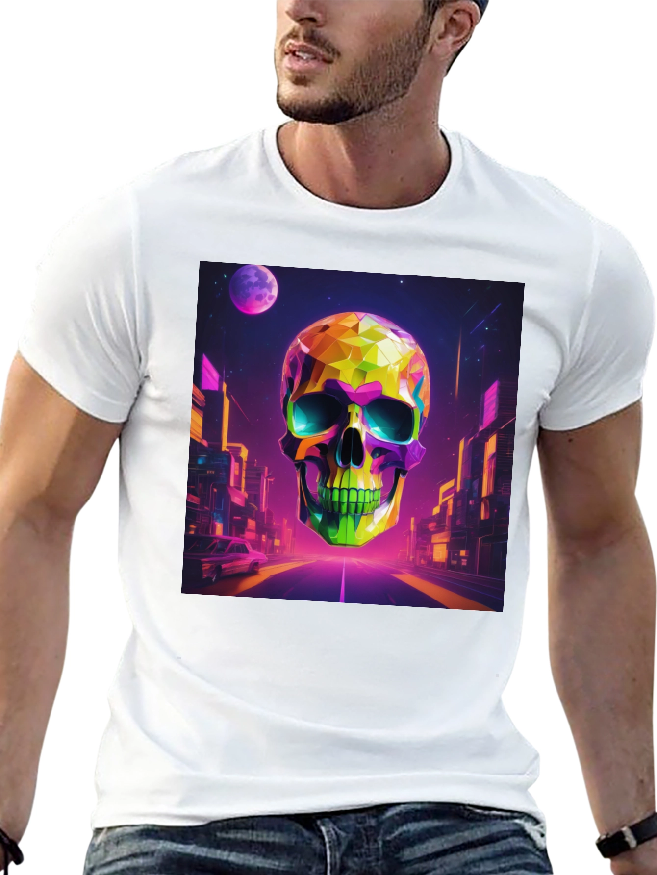 Cyberpunk Skull T-Shirt