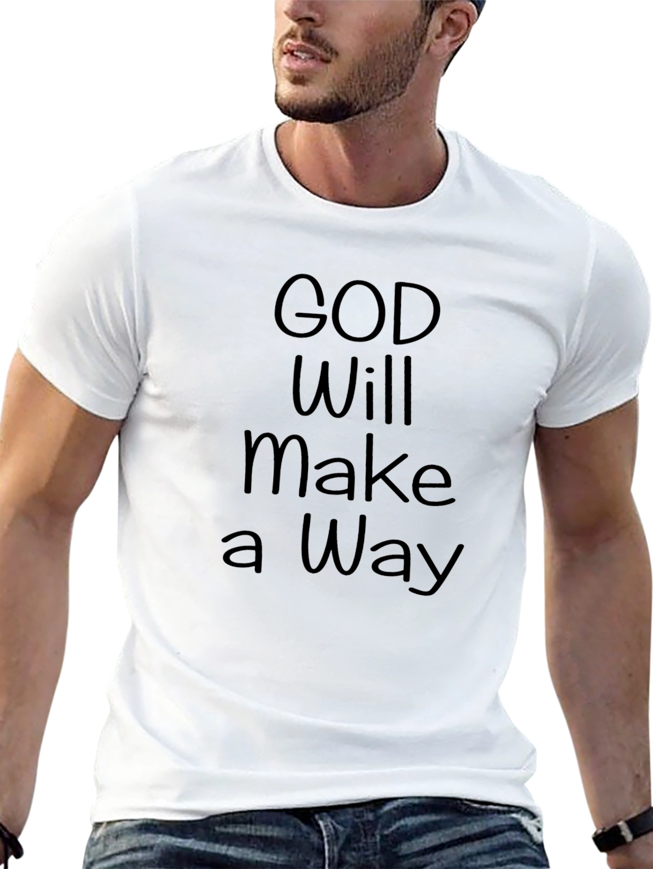 God Will Make A Way Black T-Shirt