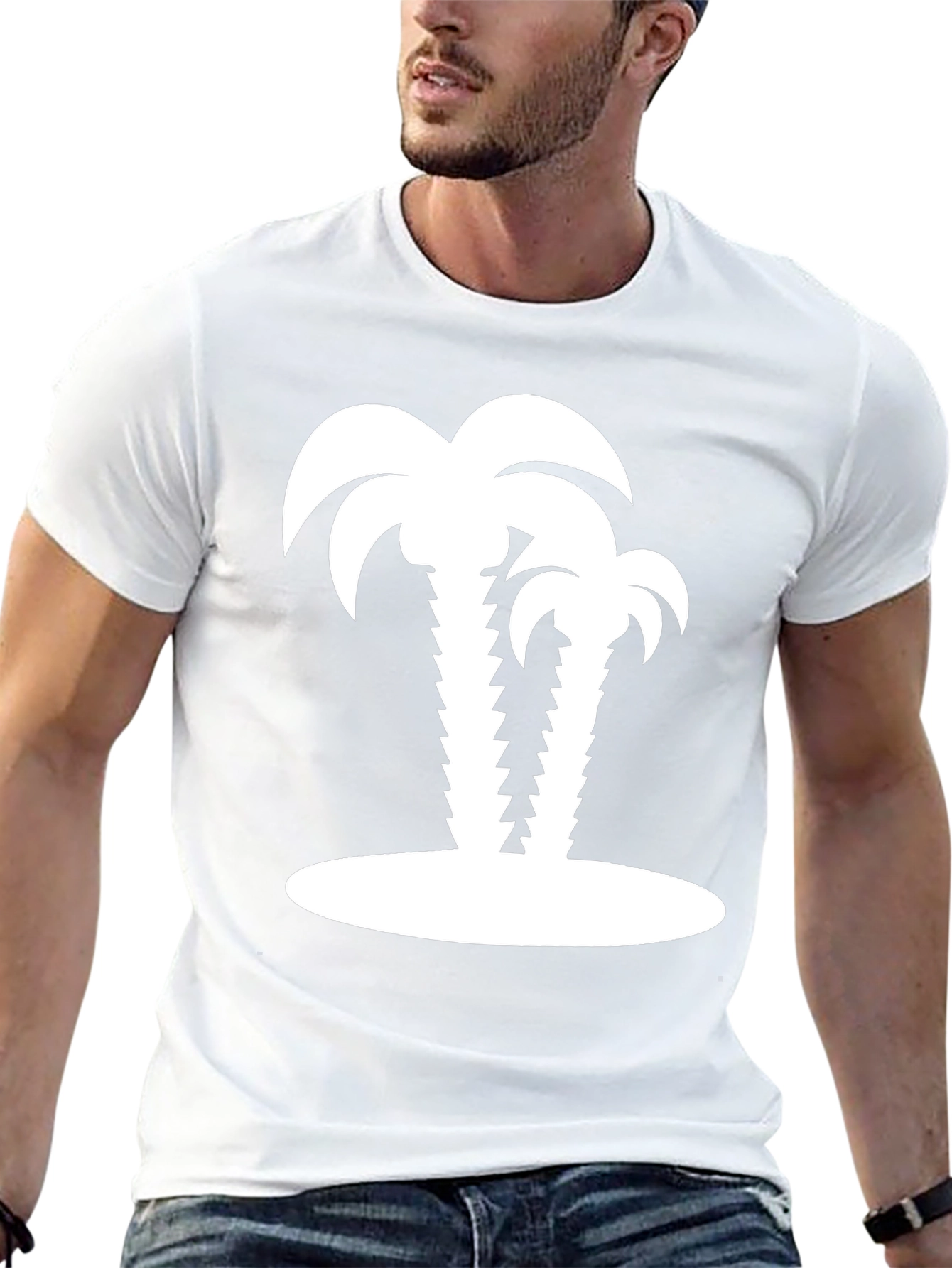 Palm Tree Graphic Tee - Tropical Vibe Shirt