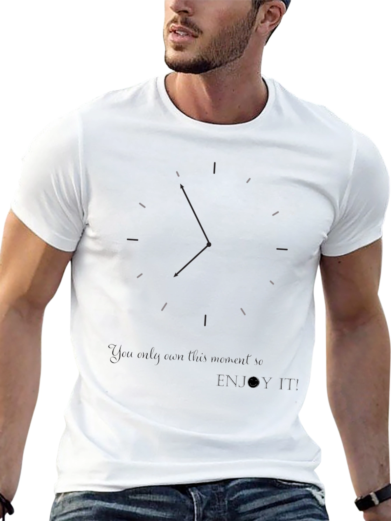 Time is Now Black T-Shirt