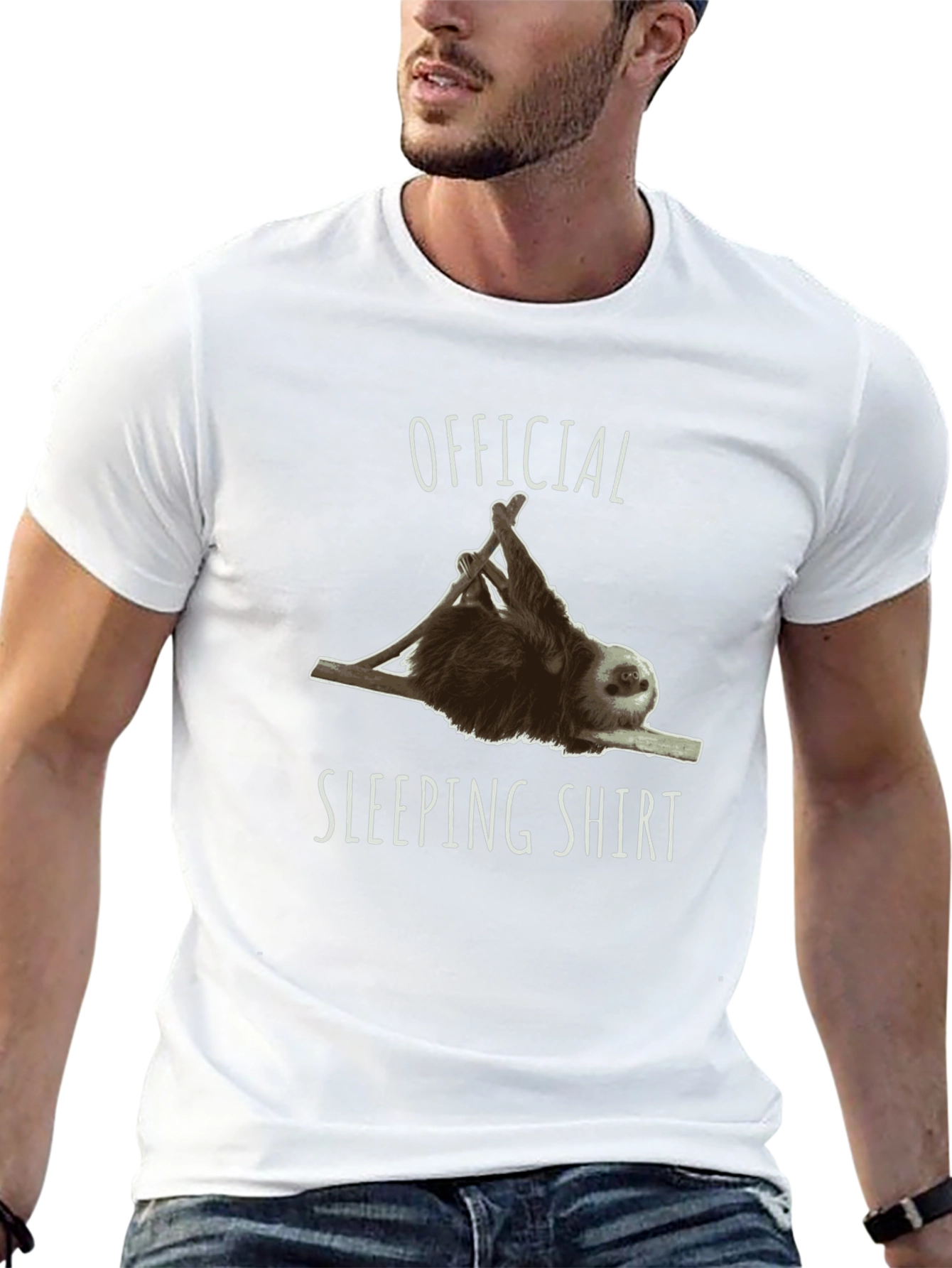Official Sloth Sleeping Shirt - Funny Animal Tee