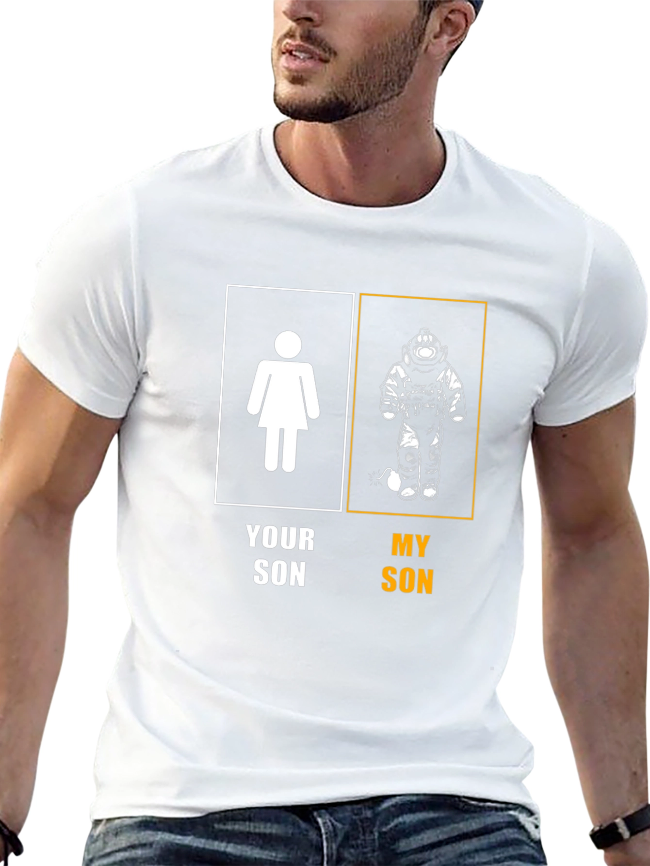 My Son Diver T-Shirt Funny Dad Gift