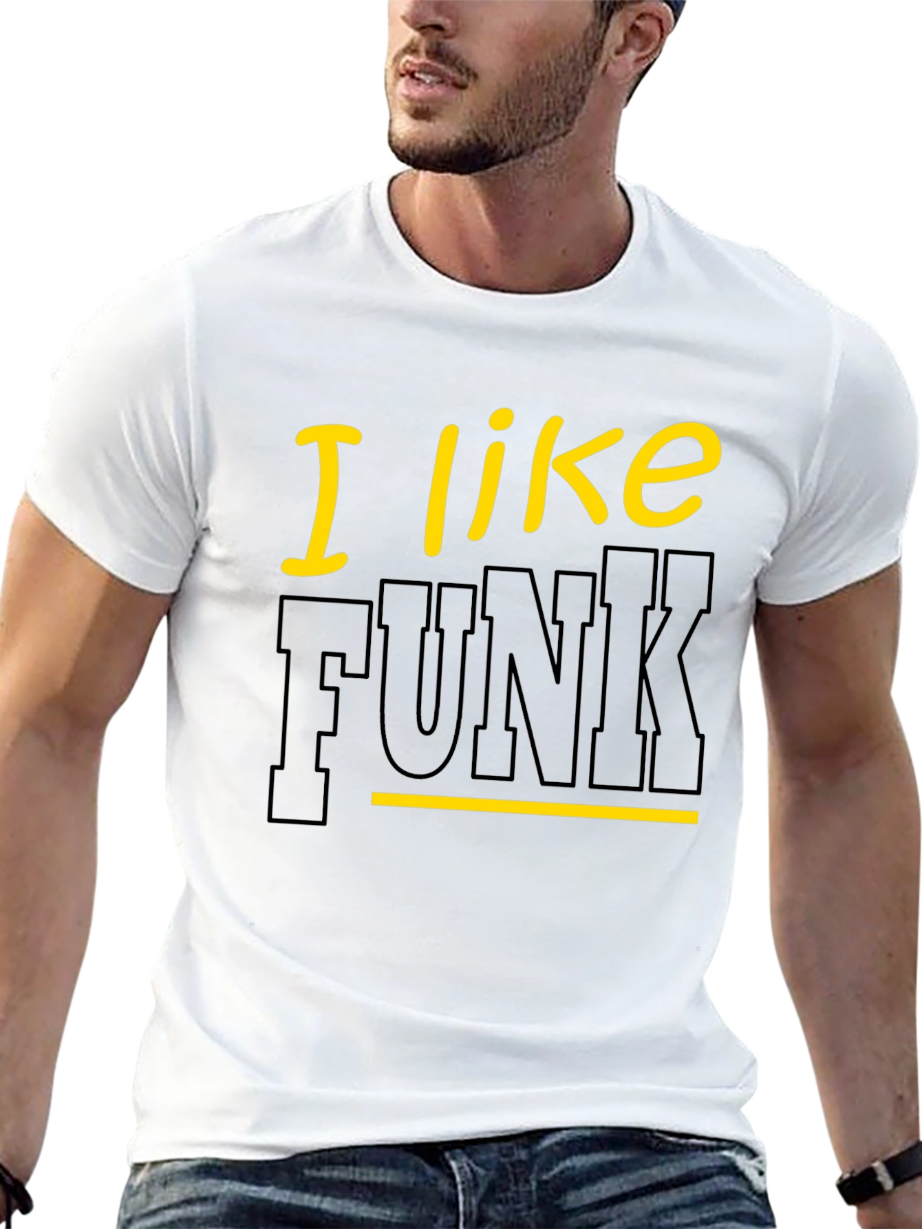 I Like Funk Black Graphic Tee