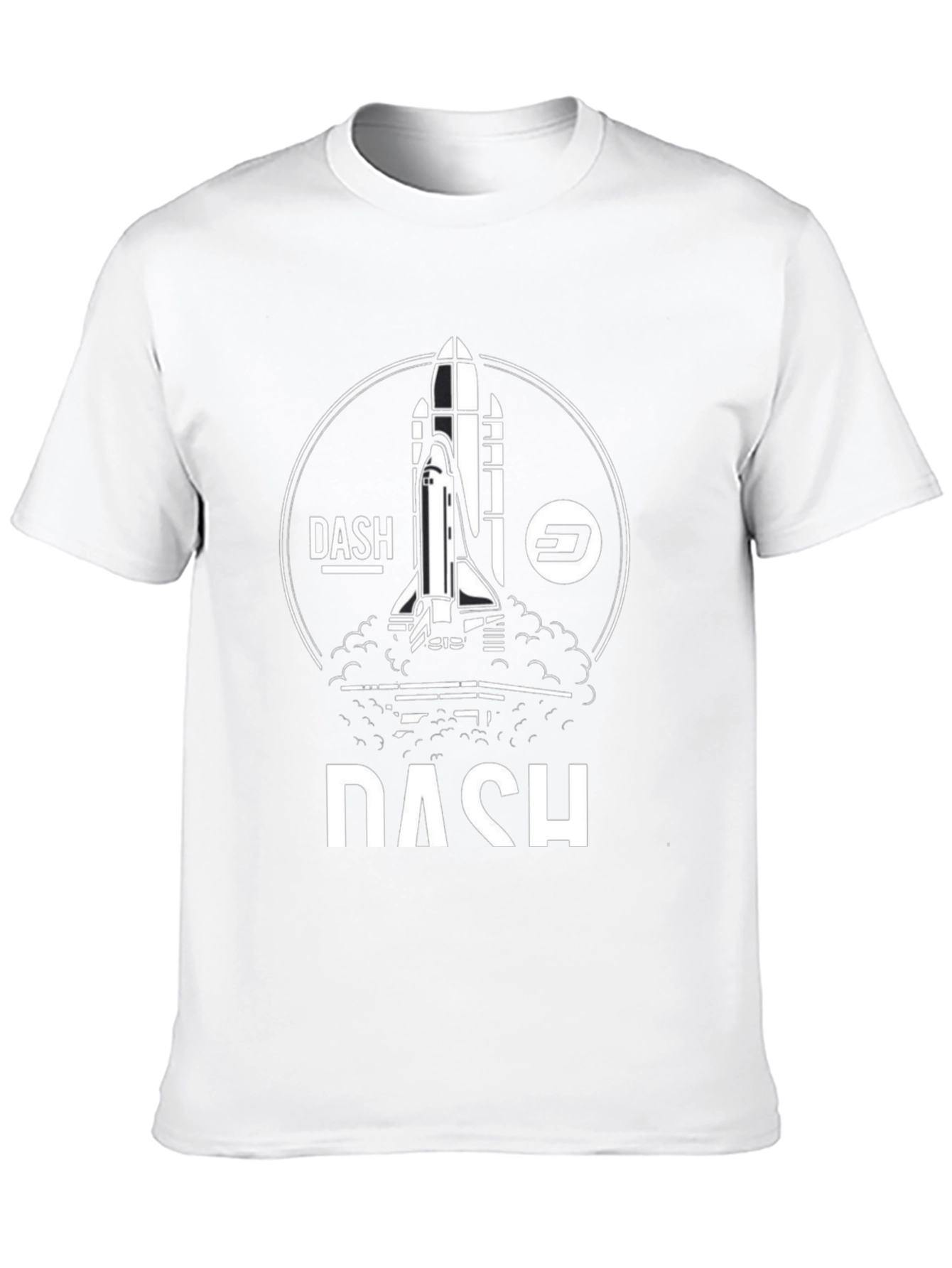 Dash Rocket Launch Black T-Shirt