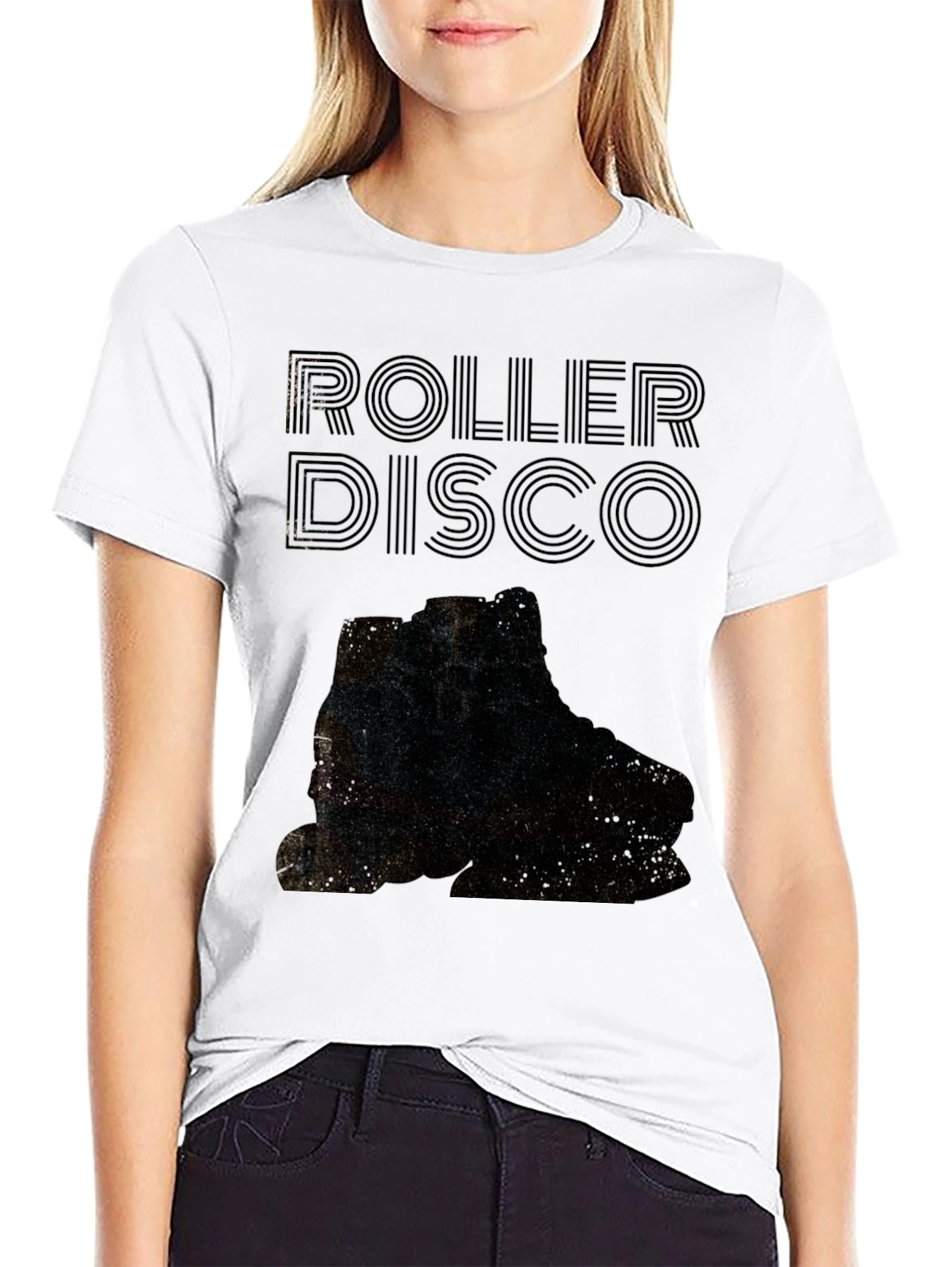 Roller Disco T-Shirt - Retro Skate Design