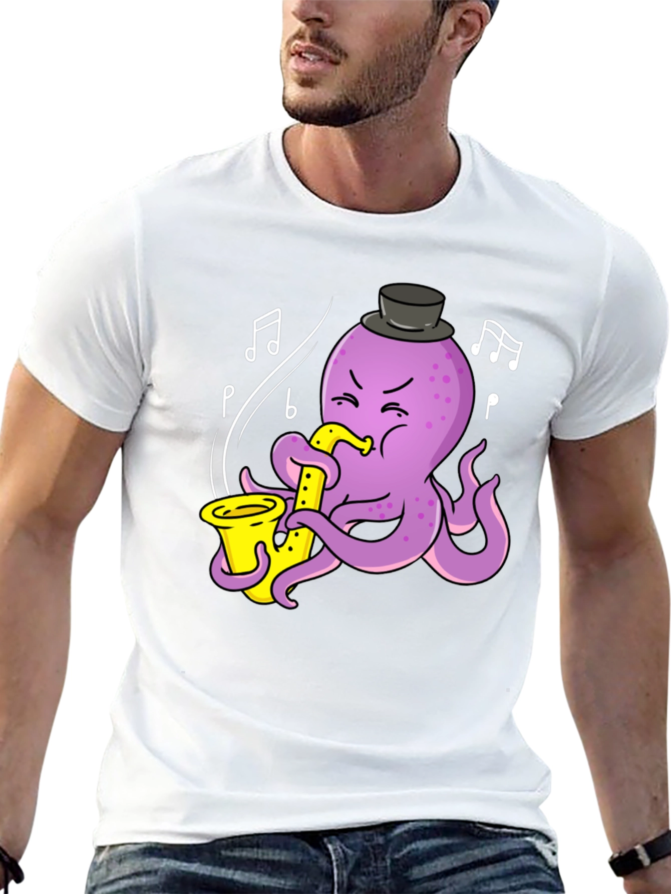 Octopus Saxophone T-Shirt