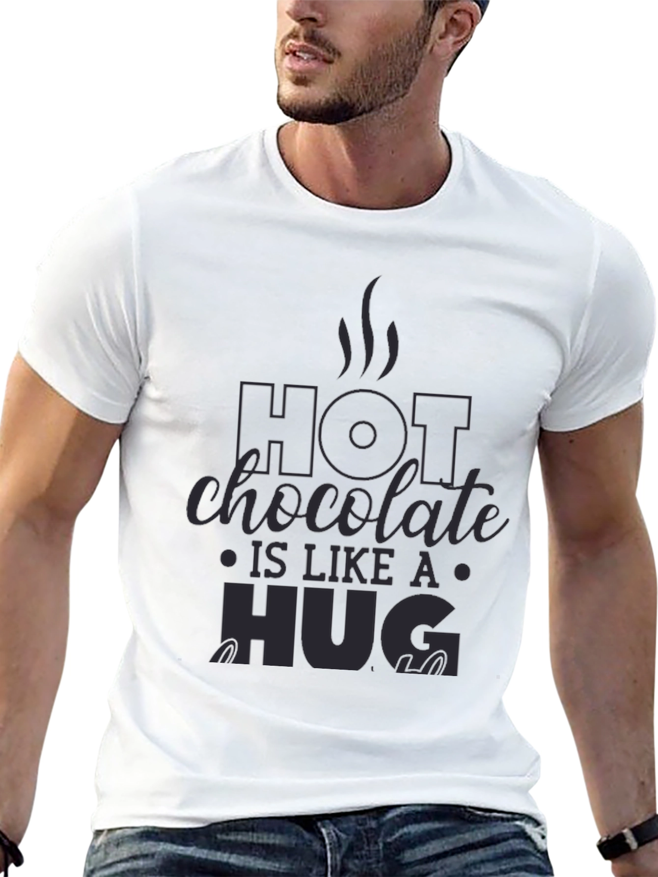 Hot Chocolate Hug Graphic T-Shirt