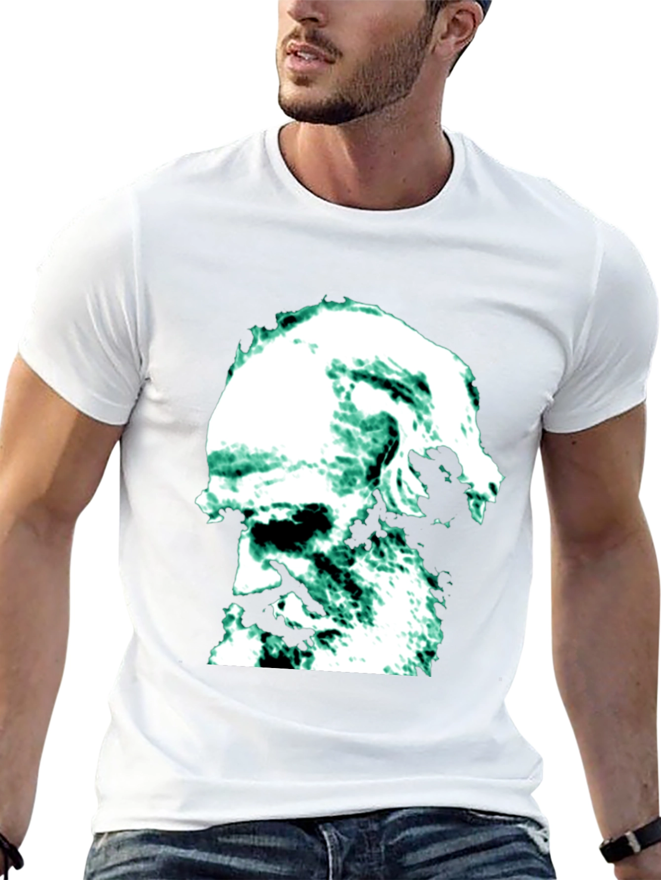 Darwin Graphic T-Shirt - Black Cotton Blend