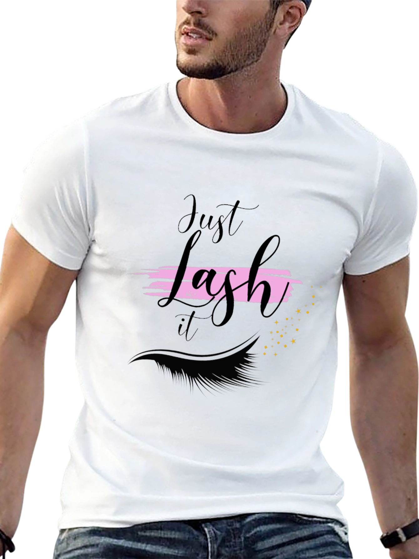Just Lash It T-Shirt - Eyelash Graphic Tee