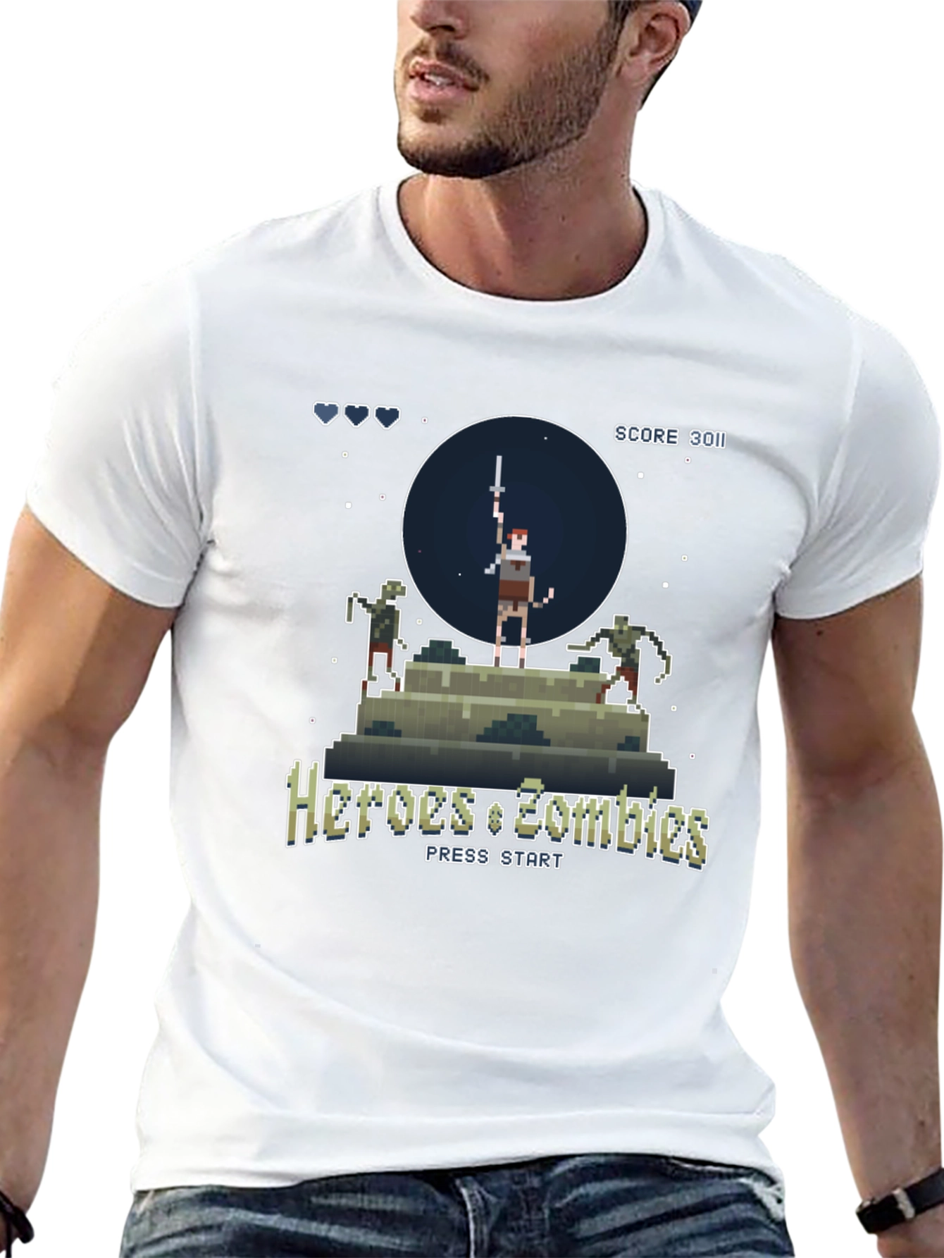 Heroes & Zombies Graphic Tee