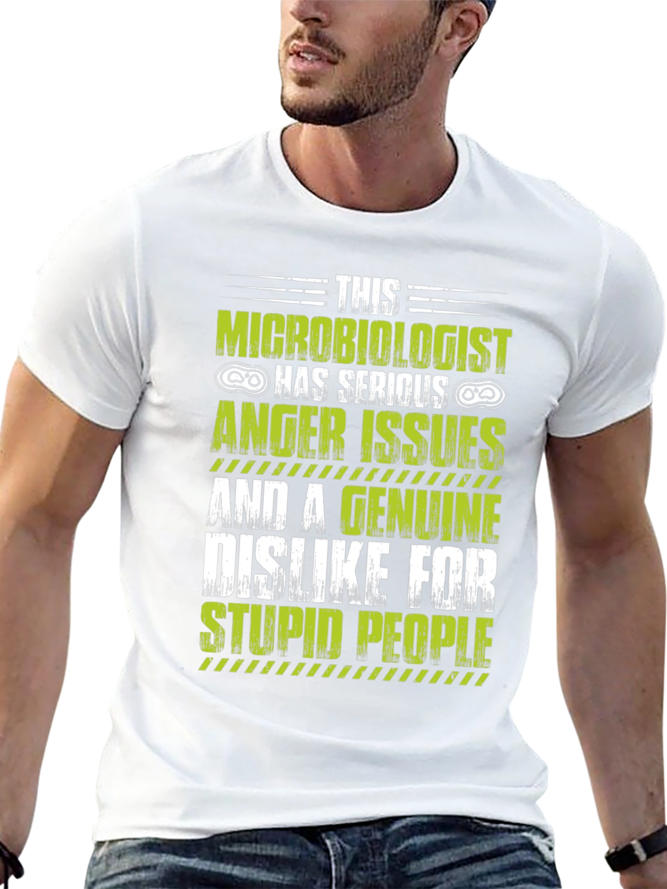 Microbiologist Anger Issues Graphic T-Shirt