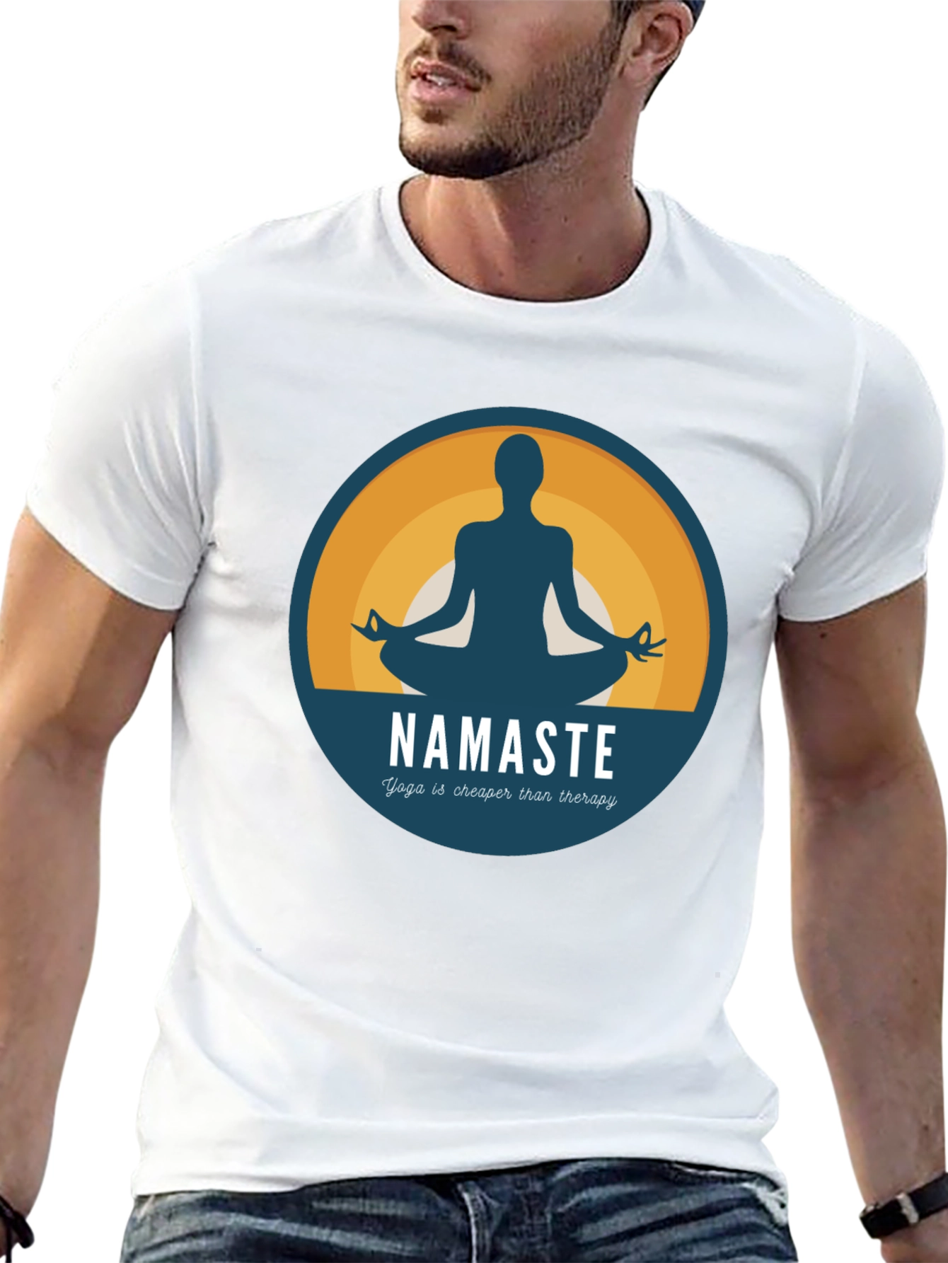 Yoga Namaste T-Shirt: Cheaper Than Therapy!